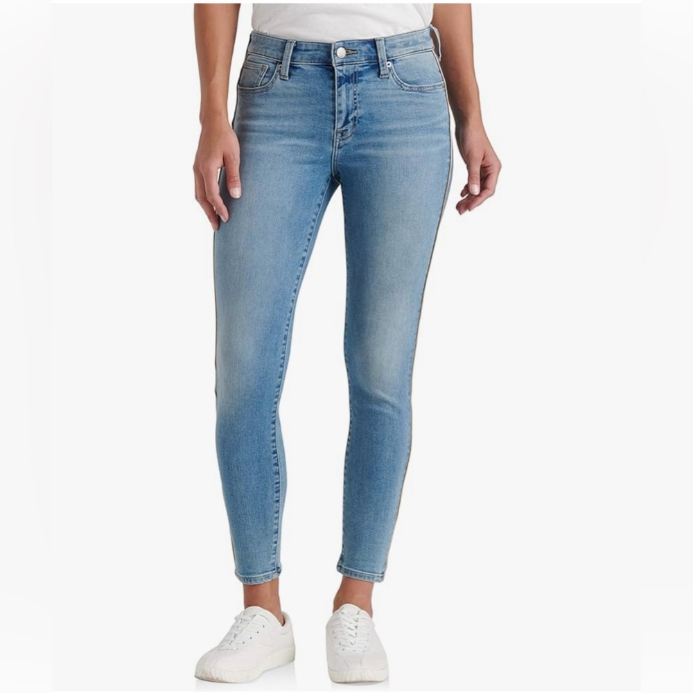 Lucky Brand Mid Rise Skinny Ava jeans womens denim 6 28a ankle light blue 28